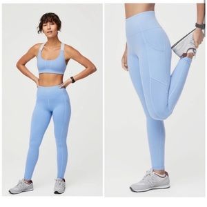 Ceil Blue Figs Performance Leggings Under Scrub